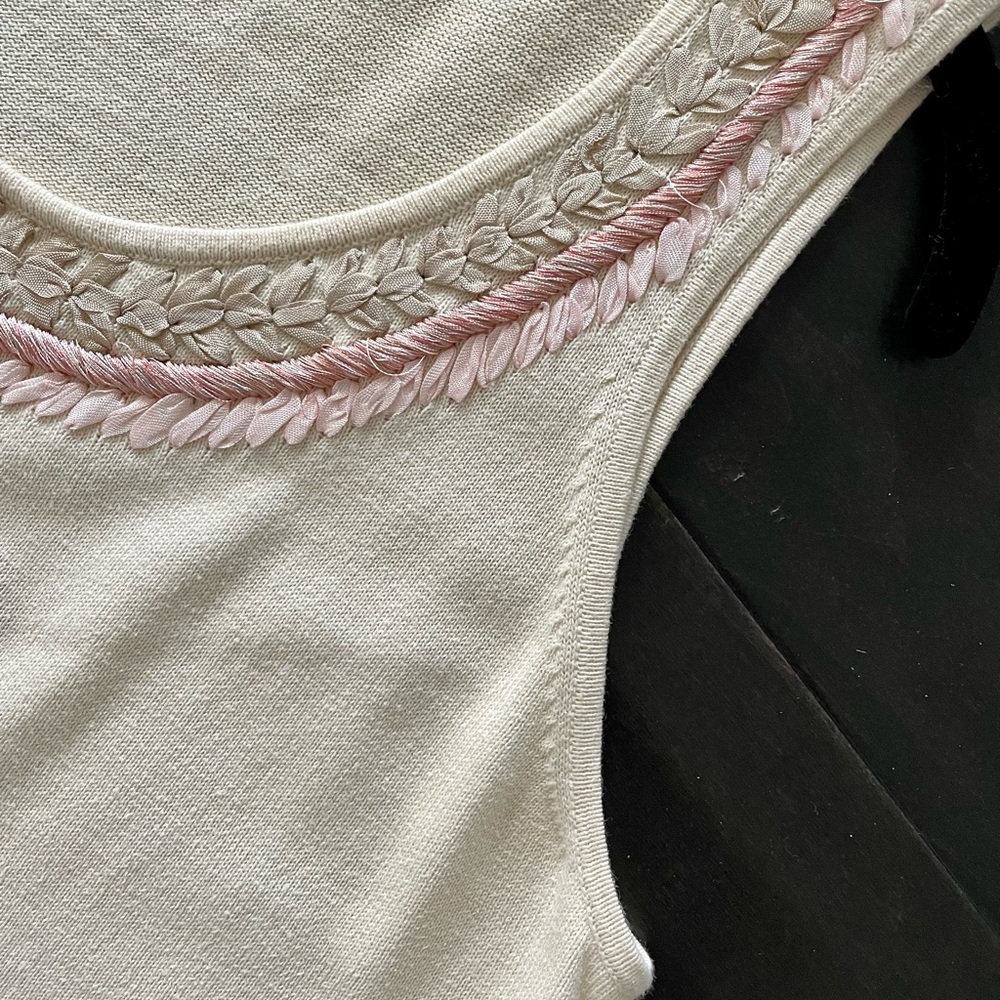 Kasper sleeveless shell, top